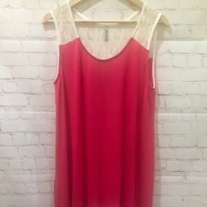 NWT Magenta Lace Top